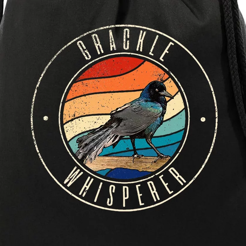 Grackle Whisperer Drawstring Bag