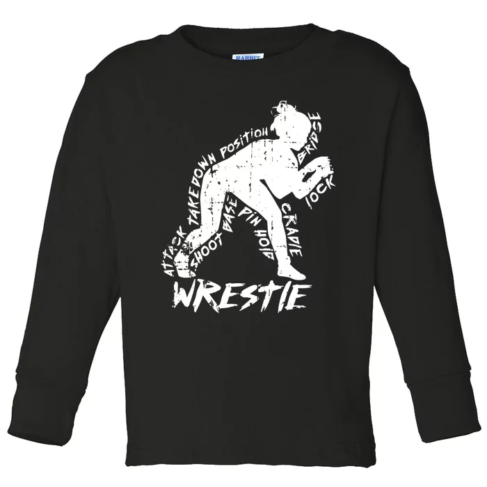 Grow Wrestlinh Toddler Long Sleeve Shirt