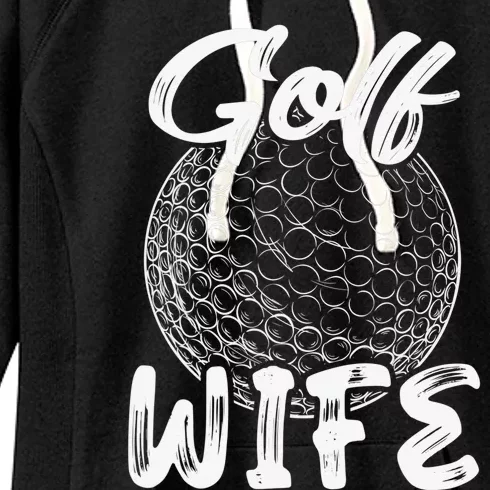 Golf Wife  Golfer Golf Ball Player Family Matching Set Women's Fleece Hoodie