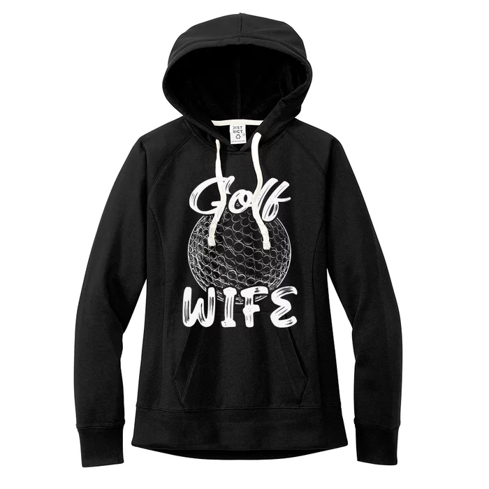 Golf Wife  Golfer Golf Ball Player Family Matching Set Women's Fleece Hoodie