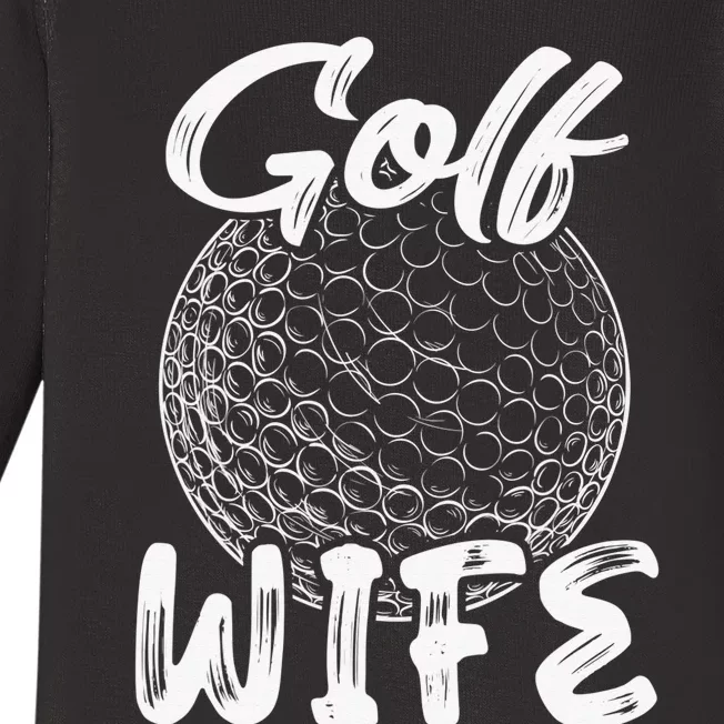 Golf Wife  Golfer Golf Ball Player Family Matching Set Baby Long Sleeve Bodysuit