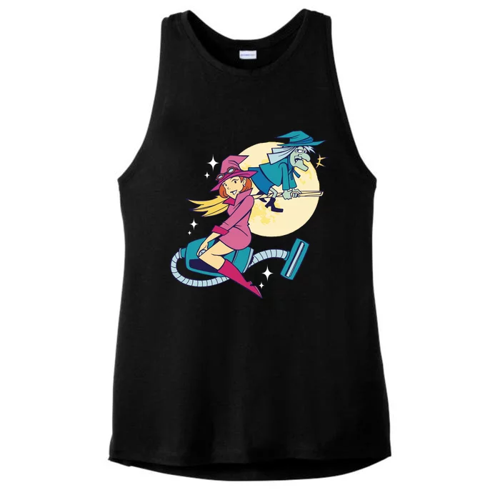 Grandma Witch Ladies Tri-Blend Wicking Tank