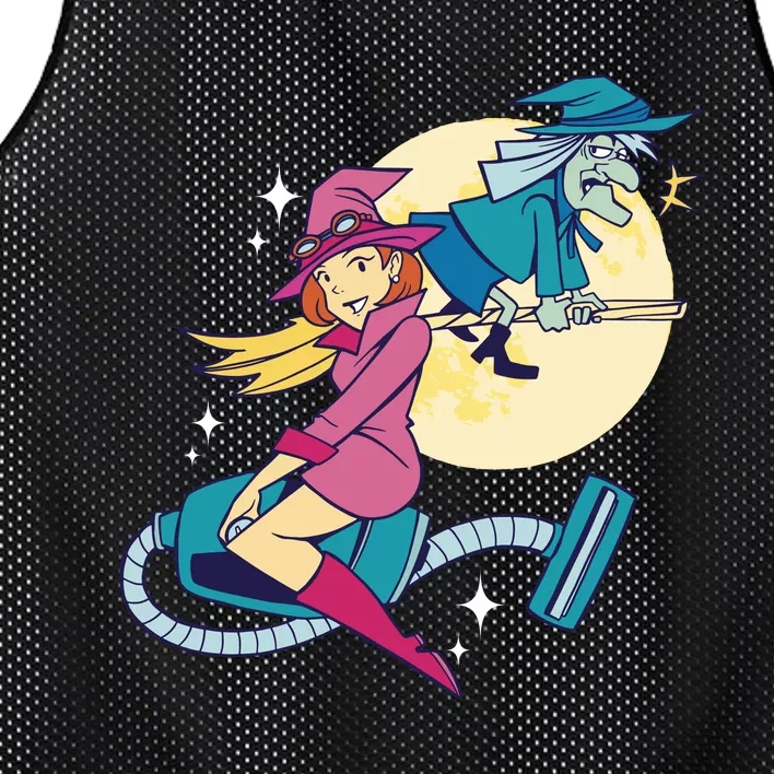 Grandma Witch Mesh Reversible Basketball Jersey Tank