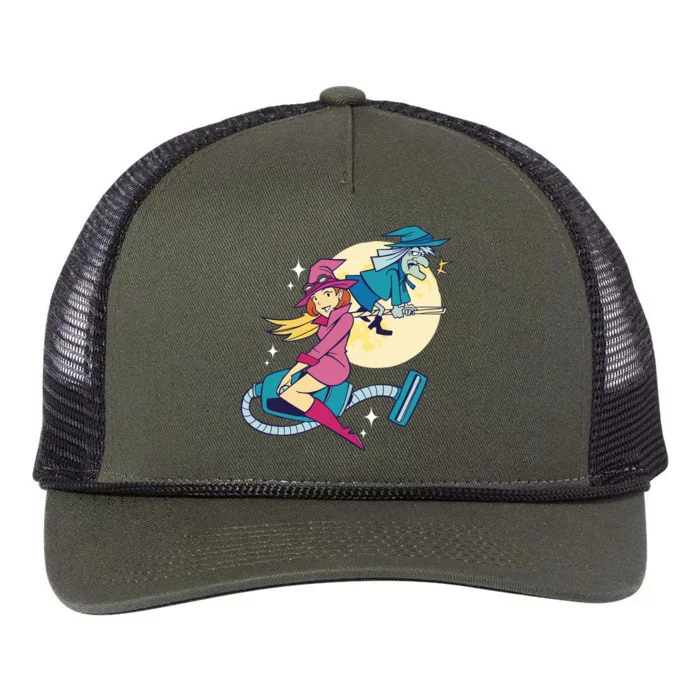 Grandma Witch Retro Rope Trucker Hat Cap