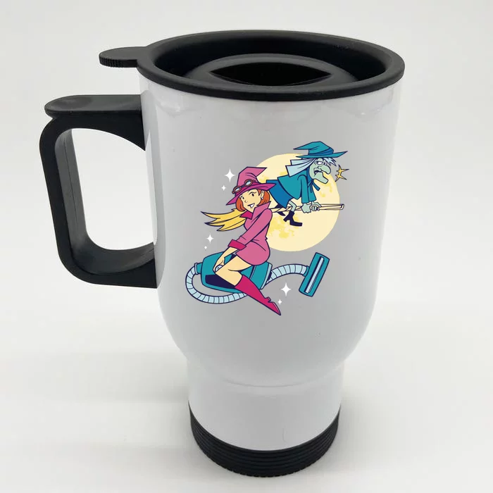 Grandma Witch Front & Back Stainless Steel Travel Mug