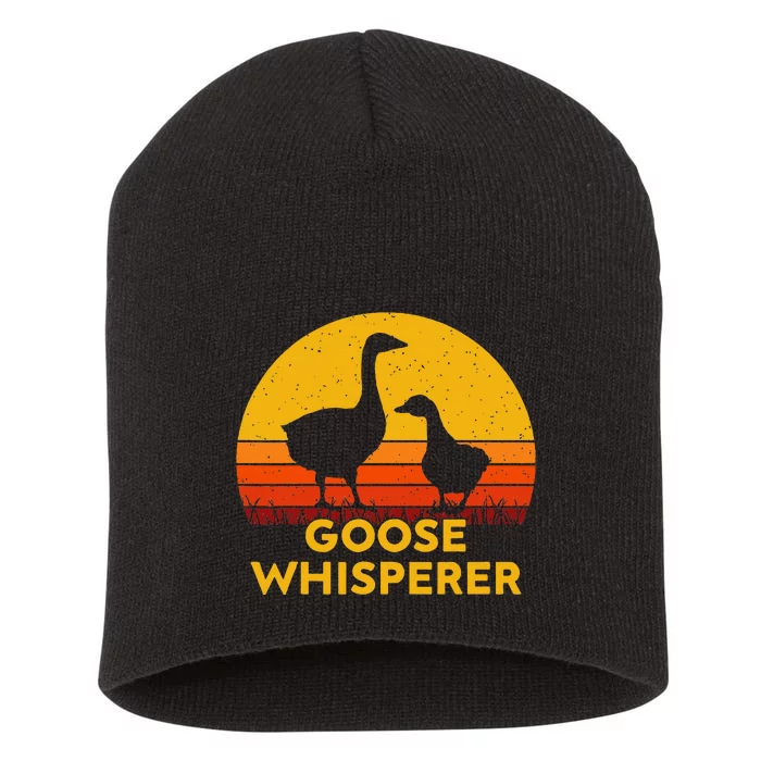 Goose Whisperer Short Acrylic Beanie