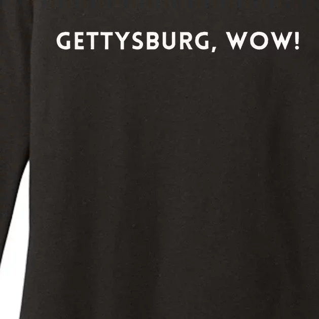 Gettysburg Wow! Womens CVC Long Sleeve Shirt