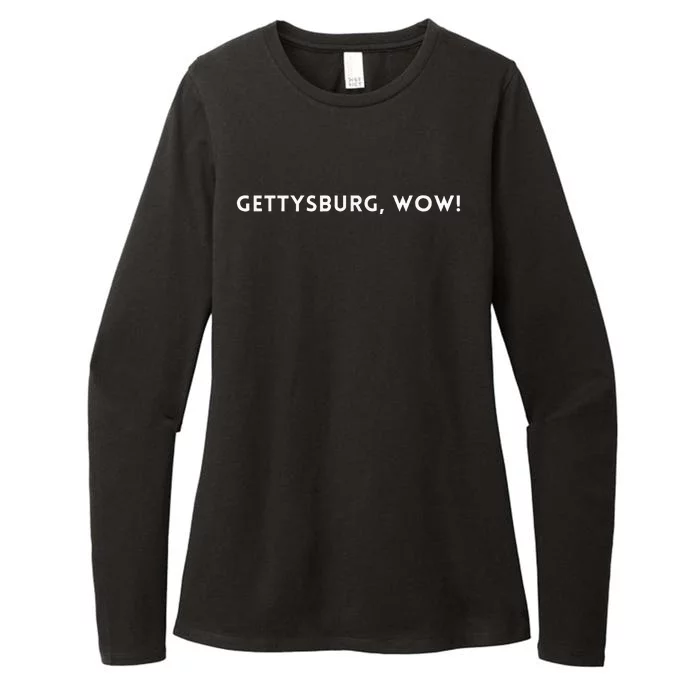 Gettysburg Wow! Womens CVC Long Sleeve Shirt