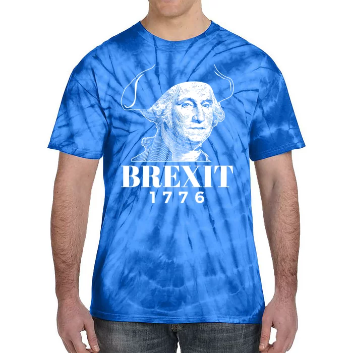 George Washington Gift Brexit 1776 Hooded Gift Tie-Dye T-Shirt