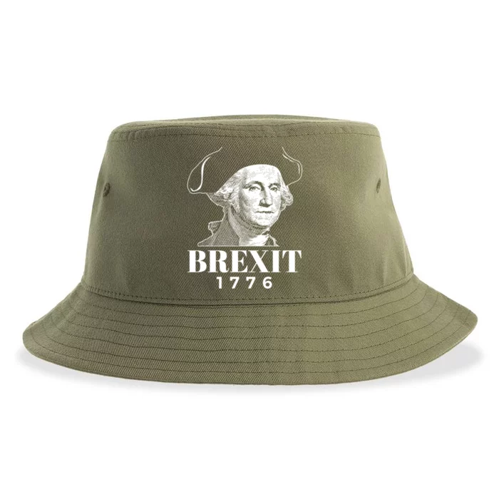 George Washington Gift Brexit 1776 Hooded Gift Sustainable Bucket Hat