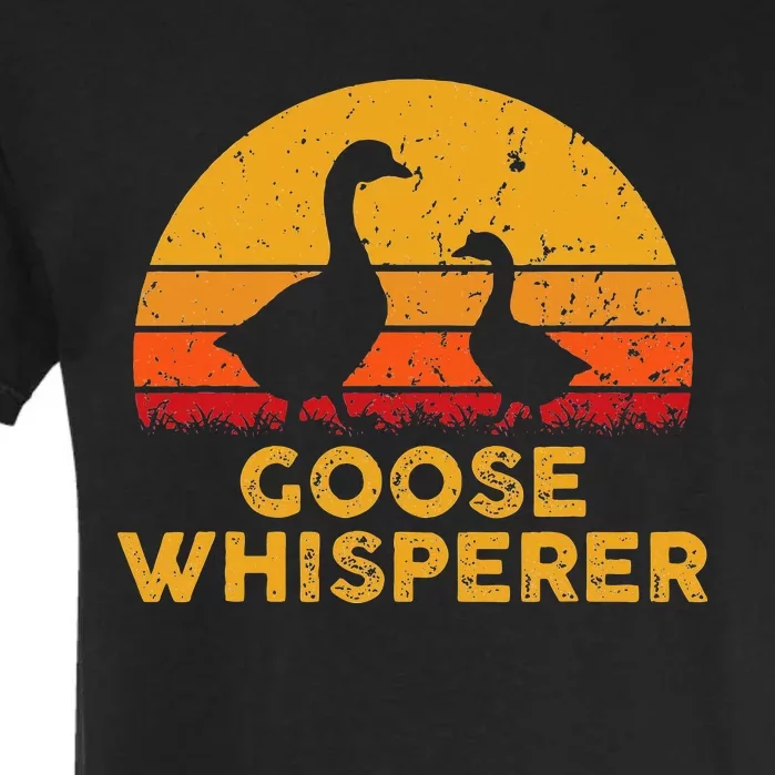 Goose Whisperer Geese Bird Hunter Breeders Poultry Farmers Garment-Dyed Heavyweight T-Shirt