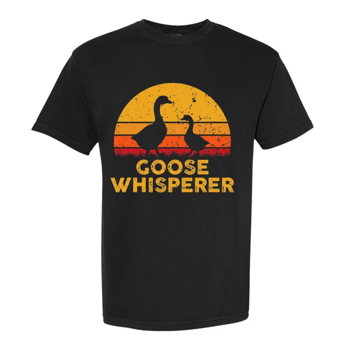 Goose Whisperer Geese Bird Hunter Breeders Poultry Farmers Garment-Dyed Heavyweight T-Shirt