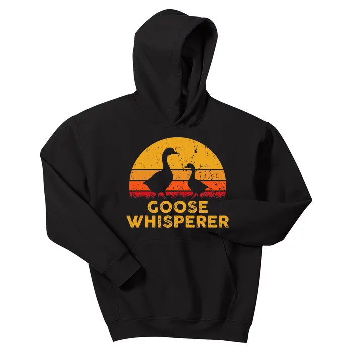 Goose Whisperer Geese Bird Hunter Breeders Poultry Farmers Kids Hoodie