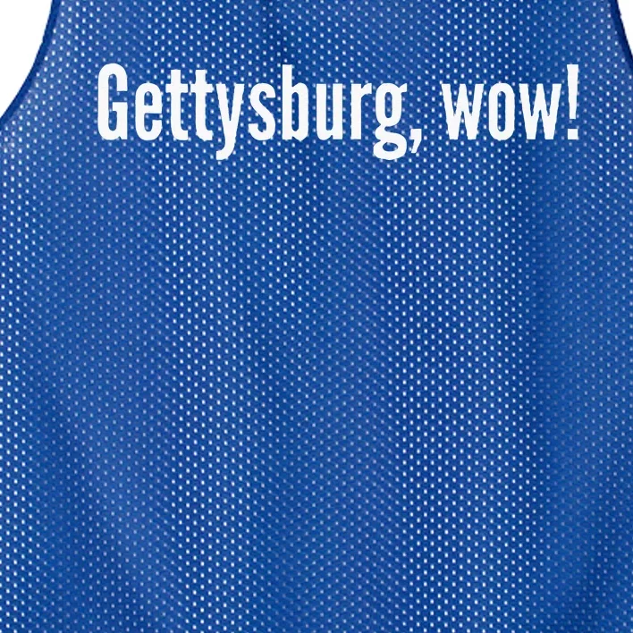 Gettysburg wow! Mesh Reversible Basketball Jersey Tank