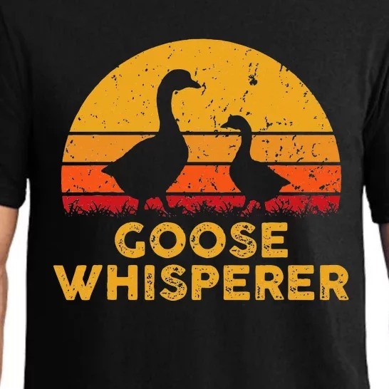 Goose Whisperer Geese Bird Hunter Breeders Poultry Farmers Pajama Set