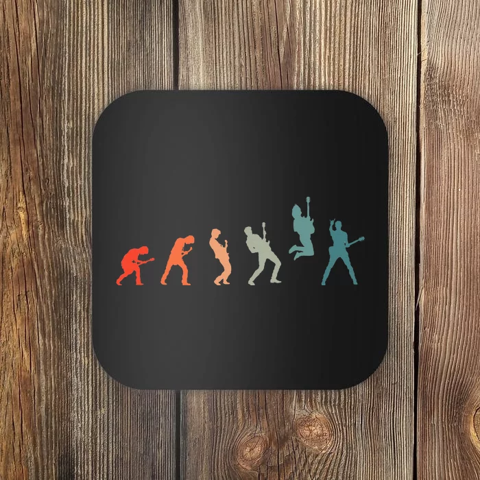 Guitarist With Guitar Evolution Coaster