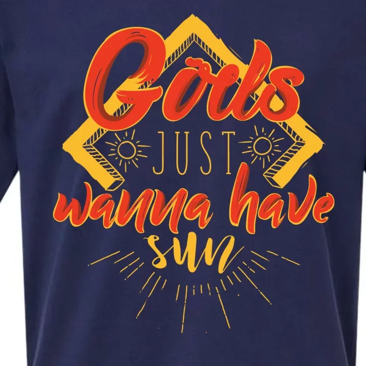 Gods Wanna Have Sun Sueded Cloud Jersey T-Shirt