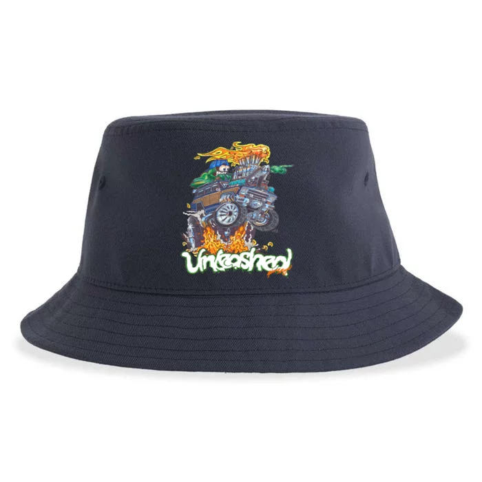 Grand Wagoneer Hotrod Unleashed Sustainable Bucket Hat