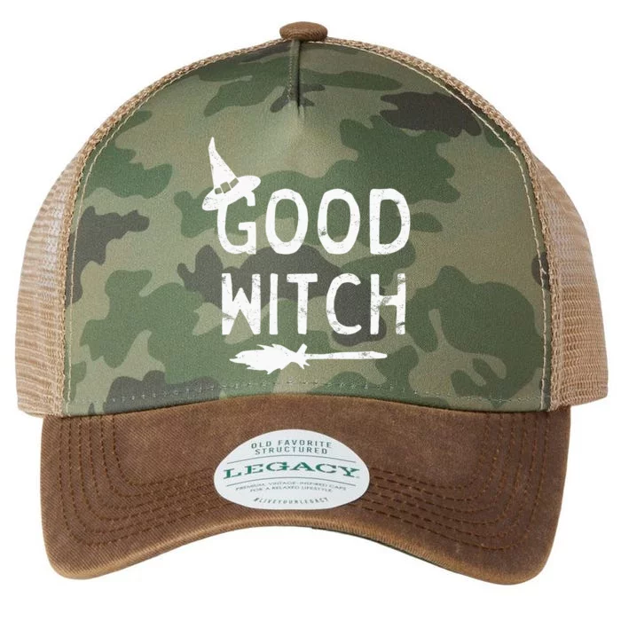 Good Witch Halloween Graphic October Legacy Tie Dye Trucker Hat