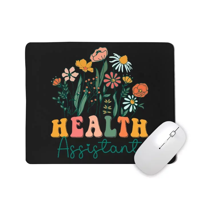 Groovy Wildflower Health Assistant Mousepad