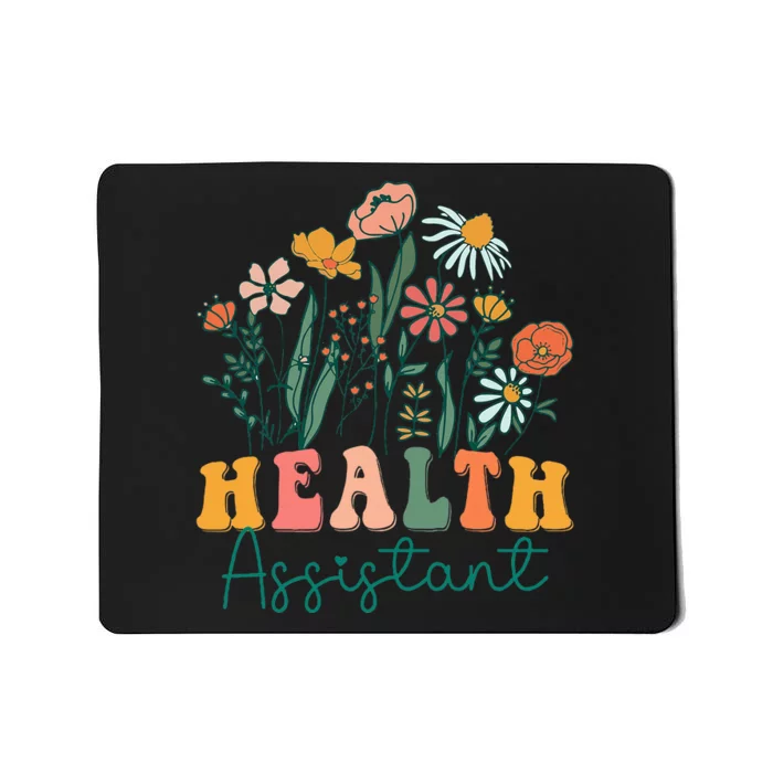 Groovy Wildflower Health Assistant Mousepad