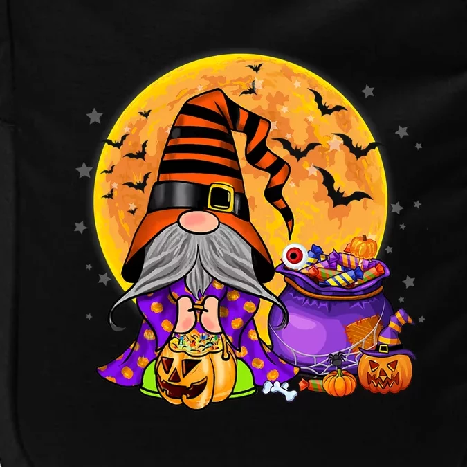 Gnome Witch Halloween Costume Pumpkin Autumn Fall Holiday Impact Tech Backpack