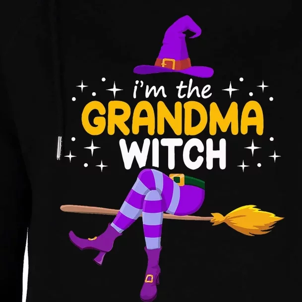 Grandma Witch Halloween Family Costume Set Womens Funnel Neck Pullover Hood