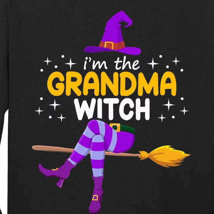 Grandma Witch Halloween Family Costume Set Tall Long Sleeve T-Shirt