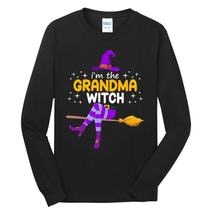 Grandma Witch Halloween Family Costume Set Tall Long Sleeve T-Shirt