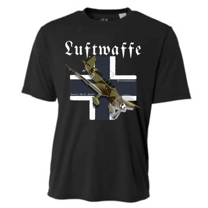 German Warbird I Junkers Ju 87 Stuka I Ww2 Airplanes Cooling Performance Crew T-Shirt