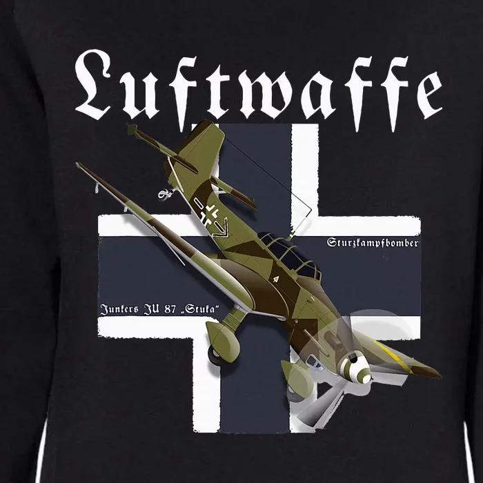 German Warbird I Junkers Ju 87 Stuka I Ww2 Airplanes Womens California Wash Sweatshirt