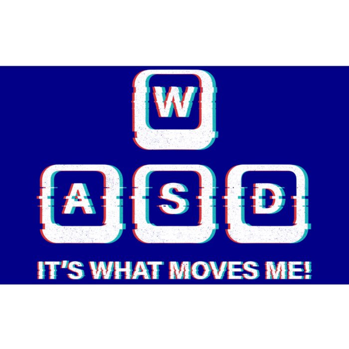 Glitch Wasd It´s What Moves Me Computer Keyboard Design Great Gift Bumper Sticker