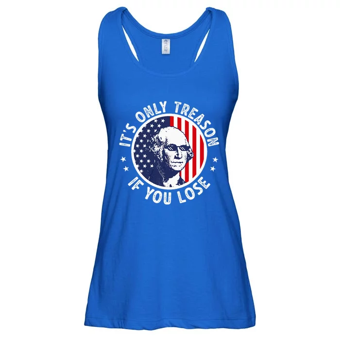 George Washington ItS Only Treason If You Lose Ladies Essential Flowy Tank