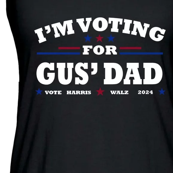 Gus Walz IM Voting For Gus Dad Tim Walz Ladies Essential Flowy Tank