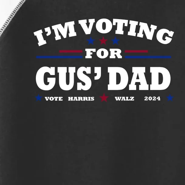 Gus Walz IM Voting For Gus Dad Tim Walz Toddler Fine Jersey T-Shirt