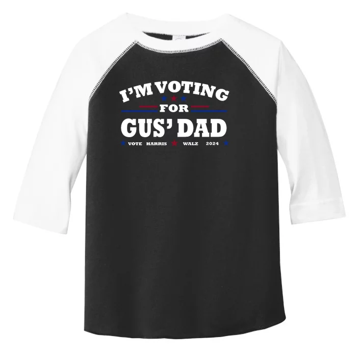 Gus Walz IM Voting For Gus Dad Tim Walz Toddler Fine Jersey T-Shirt