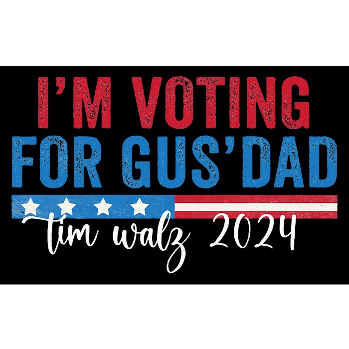 Gus Walz IM Voting For Gus Dad Bumper Sticker