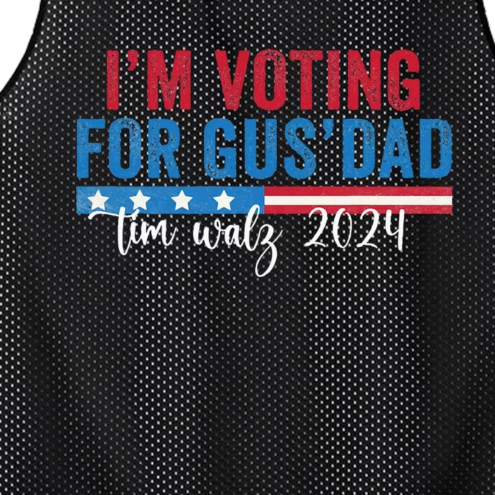 Gus Walz IM Voting For Gus Dad Mesh Reversible Basketball Jersey Tank