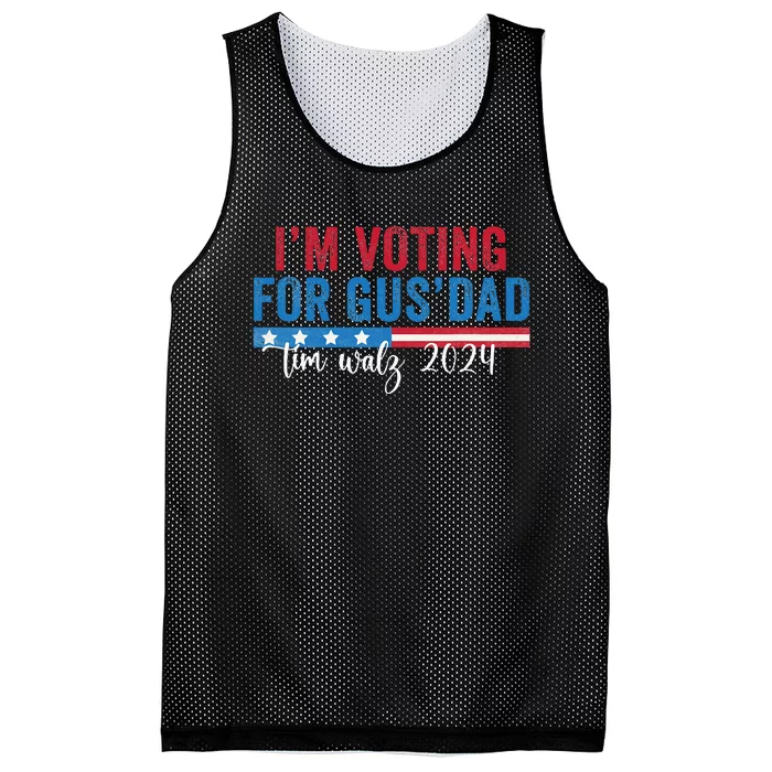 Gus Walz IM Voting For Gus Dad Mesh Reversible Basketball Jersey Tank