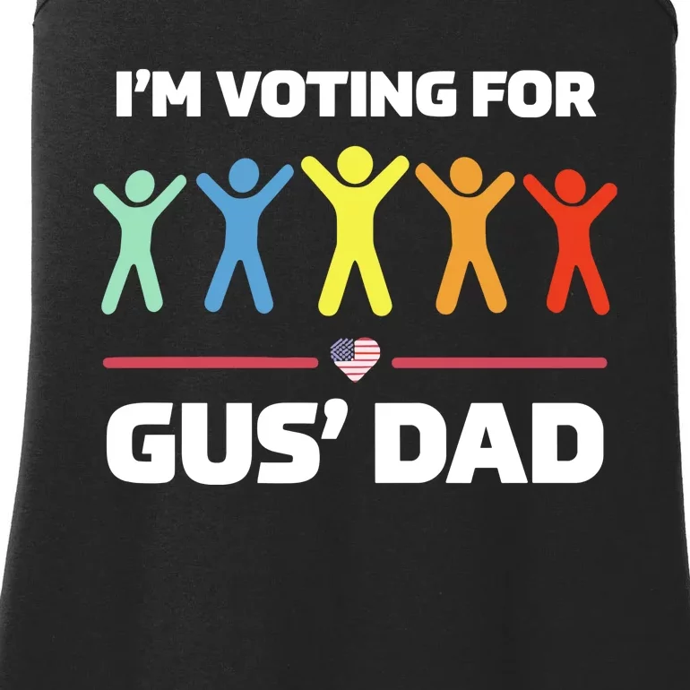 Gus Walz IM Voting For Gus Dad Election Ladies Essential Tank