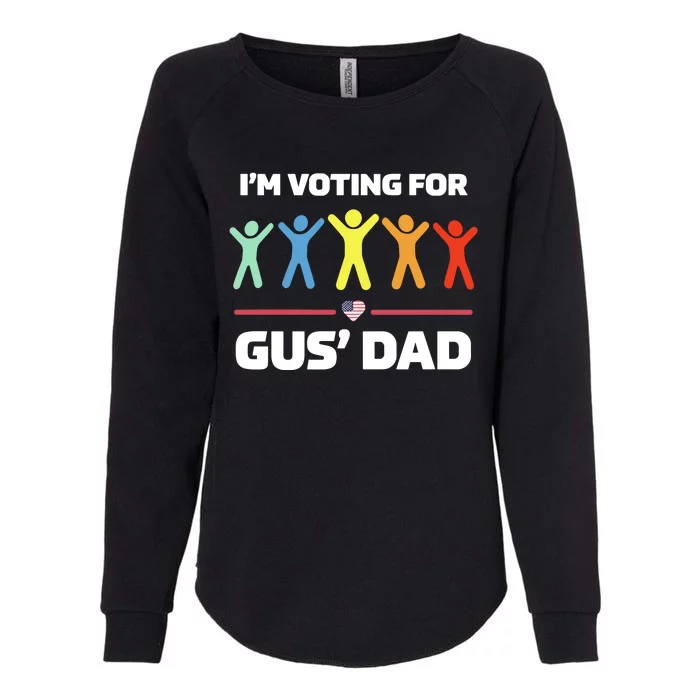 Gus Walz IM Voting For Gus Dad Election Womens California Wash Sweatshirt