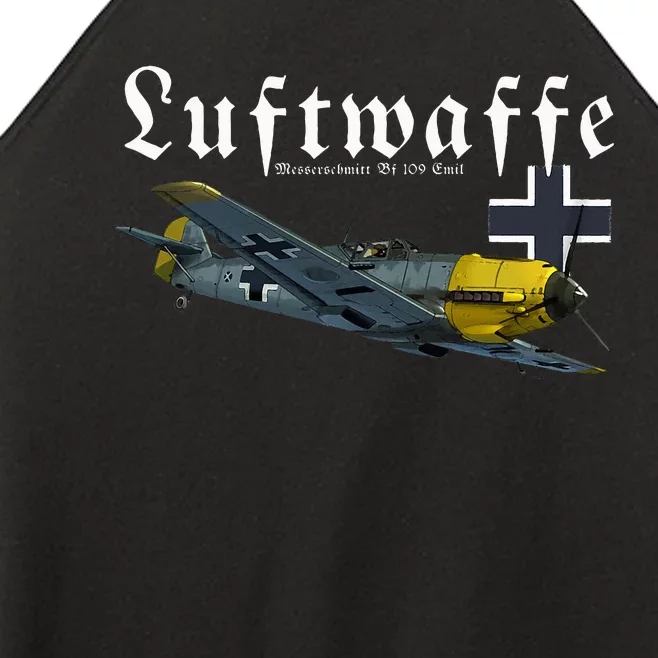 German Warbird I Messerschmitt Bf109 I Ww2 Airplanes Women’s Perfect Tri Rocker Tank