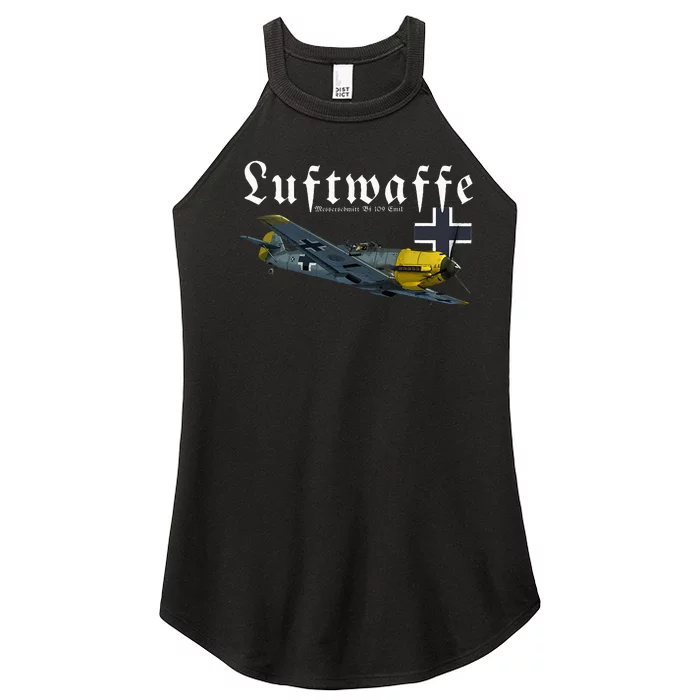 German Warbird I Messerschmitt Bf109 I Ww2 Airplanes Women’s Perfect Tri Rocker Tank