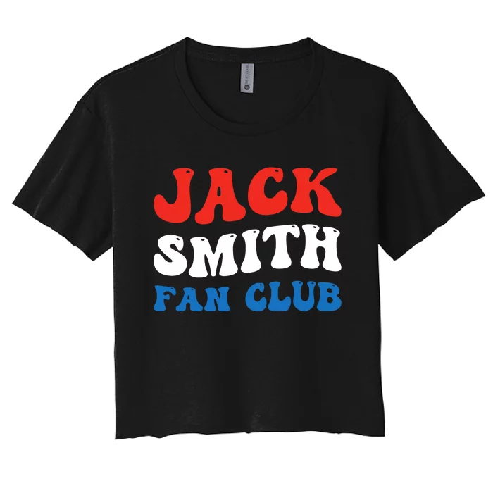 Groovy Wavy Jack Smith Fan Club Cool USA American Women's Crop Top Tee