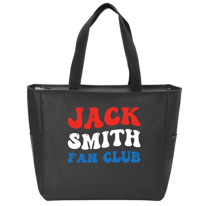 Groovy Wavy Jack Smith Fan Club Cool USA American Zip Tote Bag