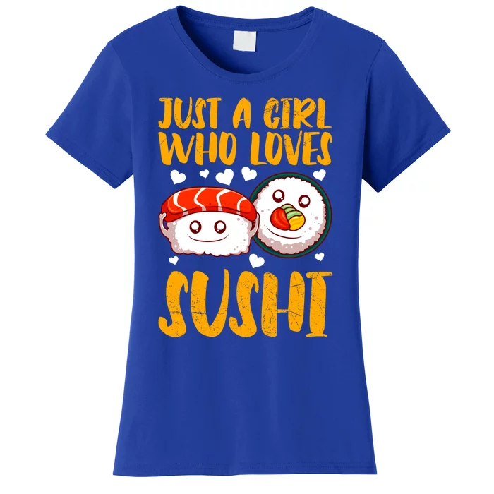 Girl Who Loves Sushi Lover Kawaii Meaningful Gift Women's T-Shirt