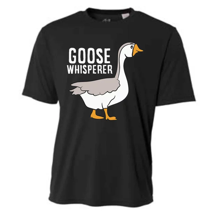 Goose Whisperer Love Goose Bird Lover Gift Funny Goose Cooling Performance Crew T-Shirt