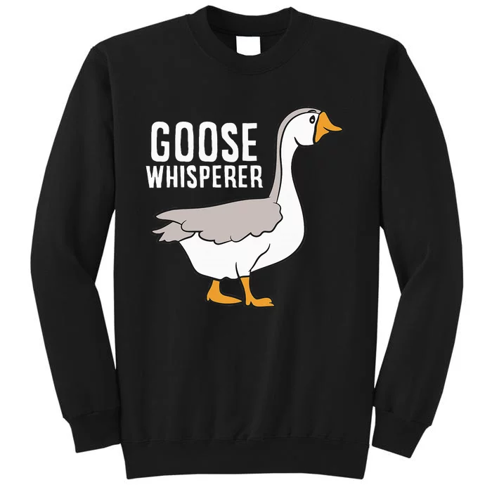 Goose Whisperer Love Goose Bird Lover Gift Funny Goose Sweatshirt