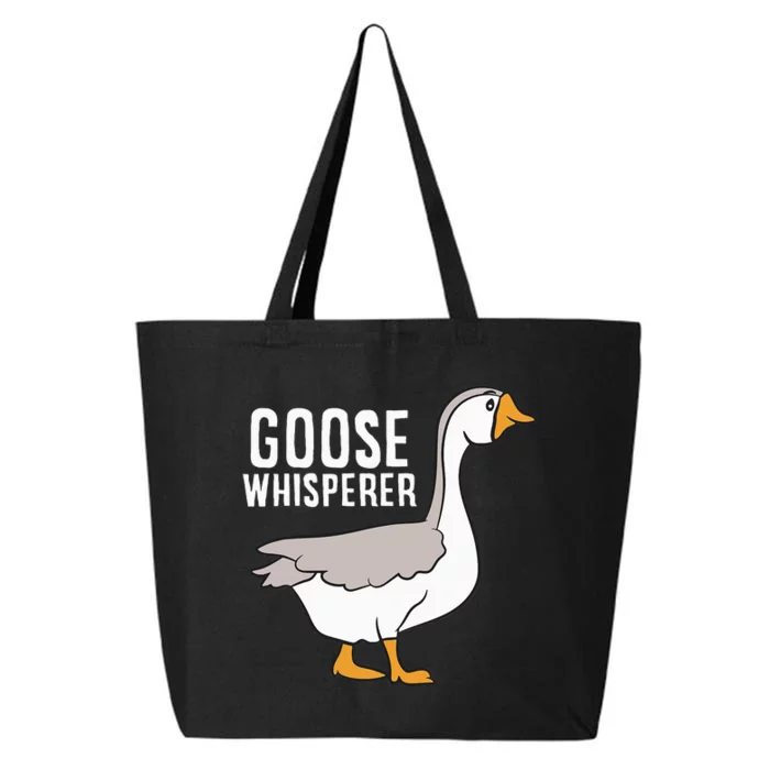 Goose Whisperer Love Goose Bird Lover Gift Funny Goose 25L Jumbo Tote