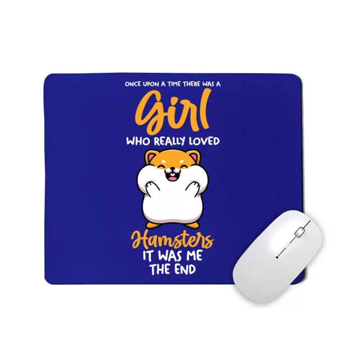 Girl Who Love Hamsters Gift Mousepad